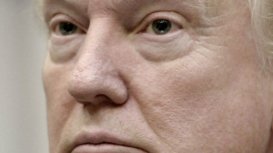 Trump's large pupils