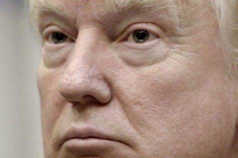 Trump's large pupils
